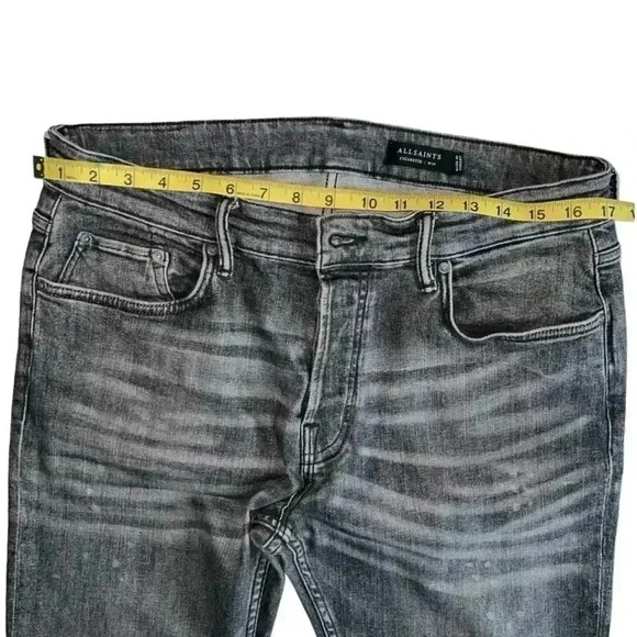 All Saints Jeans size 34 worn in black sold at Revolve - Picture 7 of 8